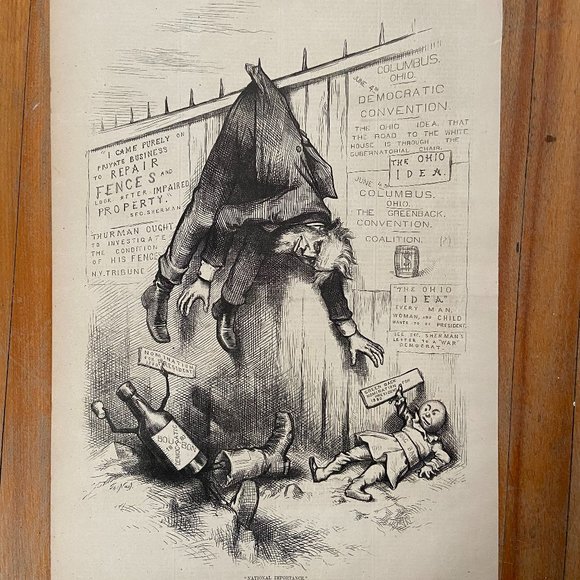 Thomas Nast, Harper's Weekly, Antique Print, Woodblock Engraving - Picture 1 of 5